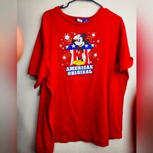 Vintage Disney Mickey Mouse Fourth of July Shirt 3X